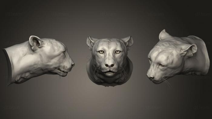 3D model Cheetah Stare (STL)